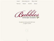 Tablet Screenshot of bubblesmorganhill.com